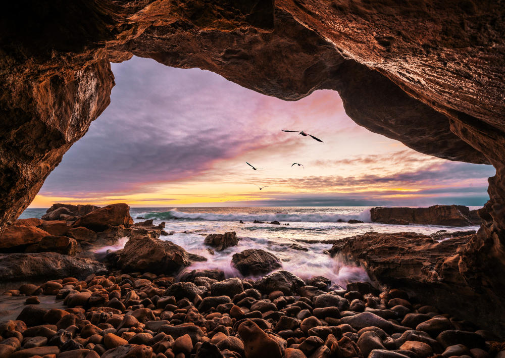 Sunset at Heisler Park, one of the best things to do in Laguna Beach after doing the Top of the World hike